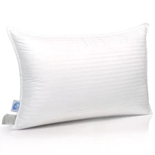 Cozy Dream Goose Feather and Down Pillows - RDS Certified, 100% Cotton Cover,...