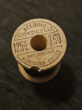 BELDING, CORTICELLI, BEL-WAXED, MERCERIZED COTTON, SIZE 50 125 YDS THREAD SPOOL