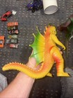 Vtg Godzilla Gigan KO Bootleg 1980s Monster 9" Figure Rubber Green Purple White — photo 2