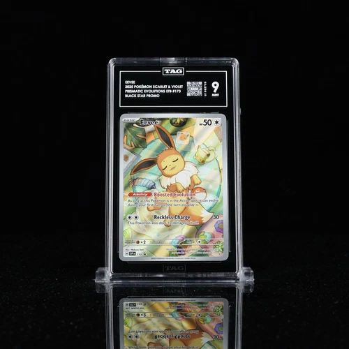 TAG 9 MINT Eevee 173 ETB Elite Trainer Box Promo Prismatic Evolutions