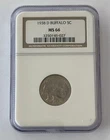1938 D Buffalo Nickel NGC MS66 High Grade Uncirculated 5C Item#1D