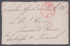 DUKE (ARTHUR WELLESLEY) OF WELLINGTON (GREAT BRITIAN) - FREE FRANK SIGNED