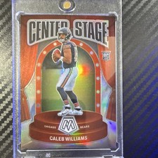 Panini Mosaic Center Stage Prizm Caleb Williams Chicago Bears Rookie #6 Football