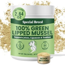 Green Lipped Mussel Powder for Dogs  Cats - 100 New Zealand 75 Grams
