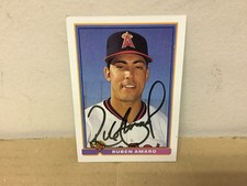 Ruben Amaro Jr.  Autographed Card - 1991 Bowman Baseball - Rookie Card - Angels. rookie card picture