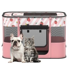 Dog and CAT pop Play Pen,Pets Houses for Dogs and Cats,Indoor Outdoor Exercis...