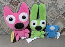 Hallmark Trio of Pals 6" Hoops Yoyo Mini Blue Piddles Plush Set New w/ Tags