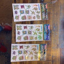 Teenage Mutant Ninja Turtles-Sticker Sheet-31 Stickers Double-Sided Lot Of 6