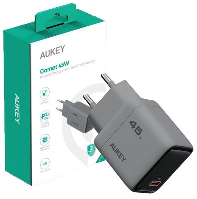 689323788187 Comet Wall Charger 1xUSB-C PD 45W PA-C2 AUKEY