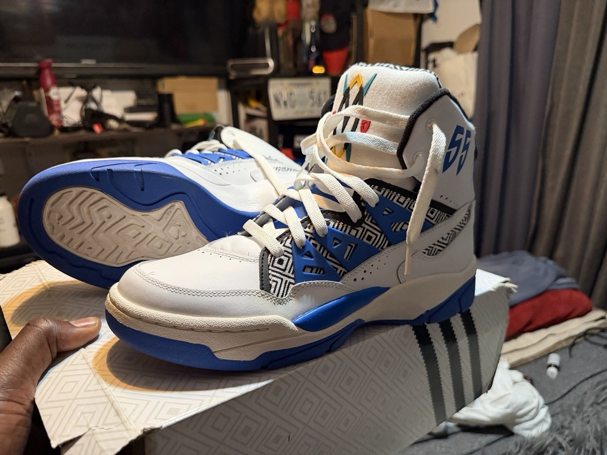 Size 10.5 - Adidas Mutombo Royal - G99903 for sale online | eBay