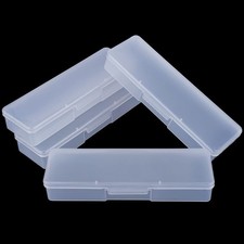 4 Pieces Plastic Storage Personal Box for Nail, Nail Implement Storage Box Or...