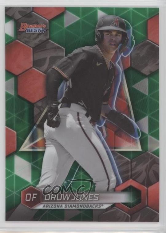 2023 Bowman's Best Top Prospects Green Refractor /99 Druw Jones #TP-8 2a9