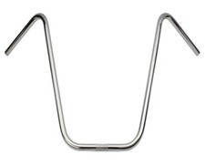 19" RISE ALTA LOWRIDER STEEL STANDARD V APE BICYCLE HANDLEBAR 22.2MM CHROME