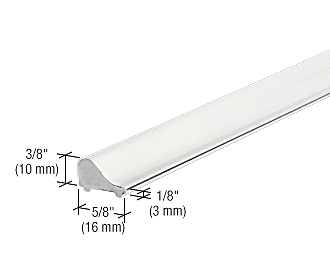 White Frameless Shower Door Tapered Threshold For Sale Online Ebay