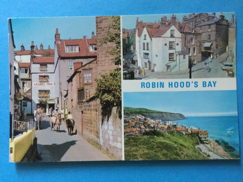 Robin Hood's Bay Laurel Inn mit einem Sir Joshua Reynolds Selbstporträtstempel
