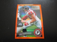 TONY GONZALEZ 2011 TOPPS CHROME ORANGE PARALLEL REFRACTOR CARD # 87