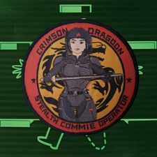 Fallout 3, Chinese Army Crimson Dragoons, Anime Girl, PLA morale military patch