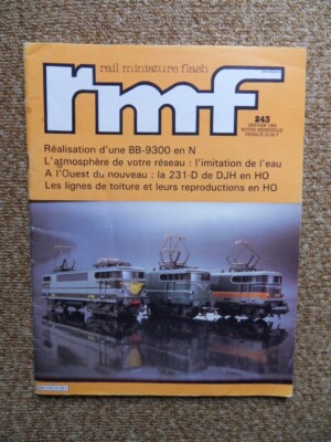 Revue/document RMF N°243 BB 9300 231-D Lignes De Toiture - Occasion, Origine France