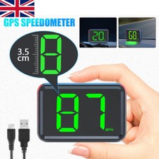 UK Car Digital GPS Speedo Speed MPH HUD Head Up Display Speedometer Universal