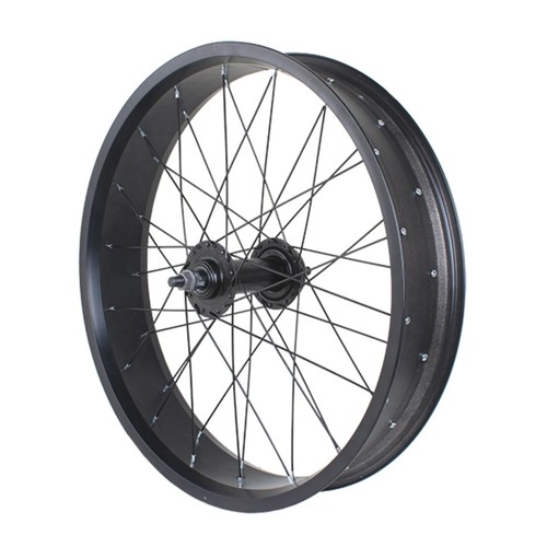 Fat Tire Bike Front Rear Wheels 20/24/26inch 4.0 Tyre 36H Snow Bicycle Wheelset - Picture 12 of 17