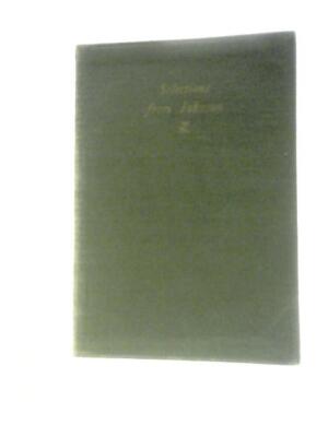 Auswahl (ausgewählte englische Klassiker S.) (Samuel Johnson) (ID: 95295)