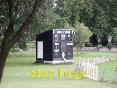 Photo 6x4 Cricket Scoreboard Culford At Culford School - (While the score c2008