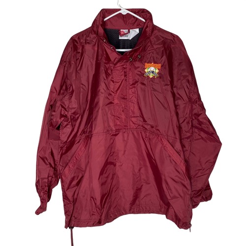 Rawlings Mens Windbreaker Jacket XL Red 