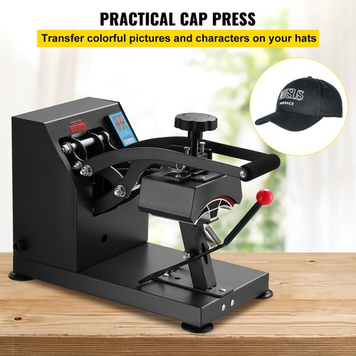 VEVOR Hat Press 3.5 x 5.5in Cap Heat Press Machine Aluminum Transfer Sublimation - Picture 2 of 12