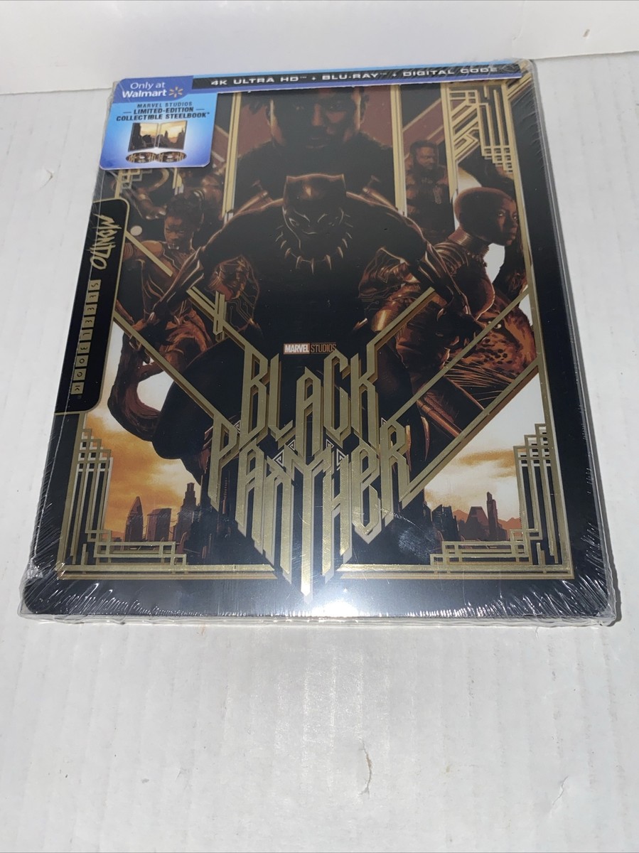 洋画・外国映画 mondo Black Panther steelbook Black Panther 4K UHD/Blu-Ray Steelbook Mondo #42 Region Free