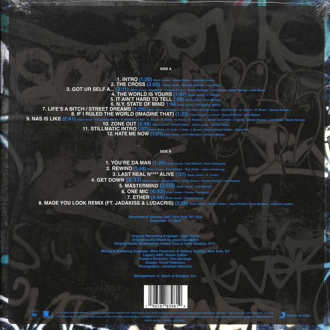 VINYL Nas - Made You Look: God's Son Live 2002 | eBay
