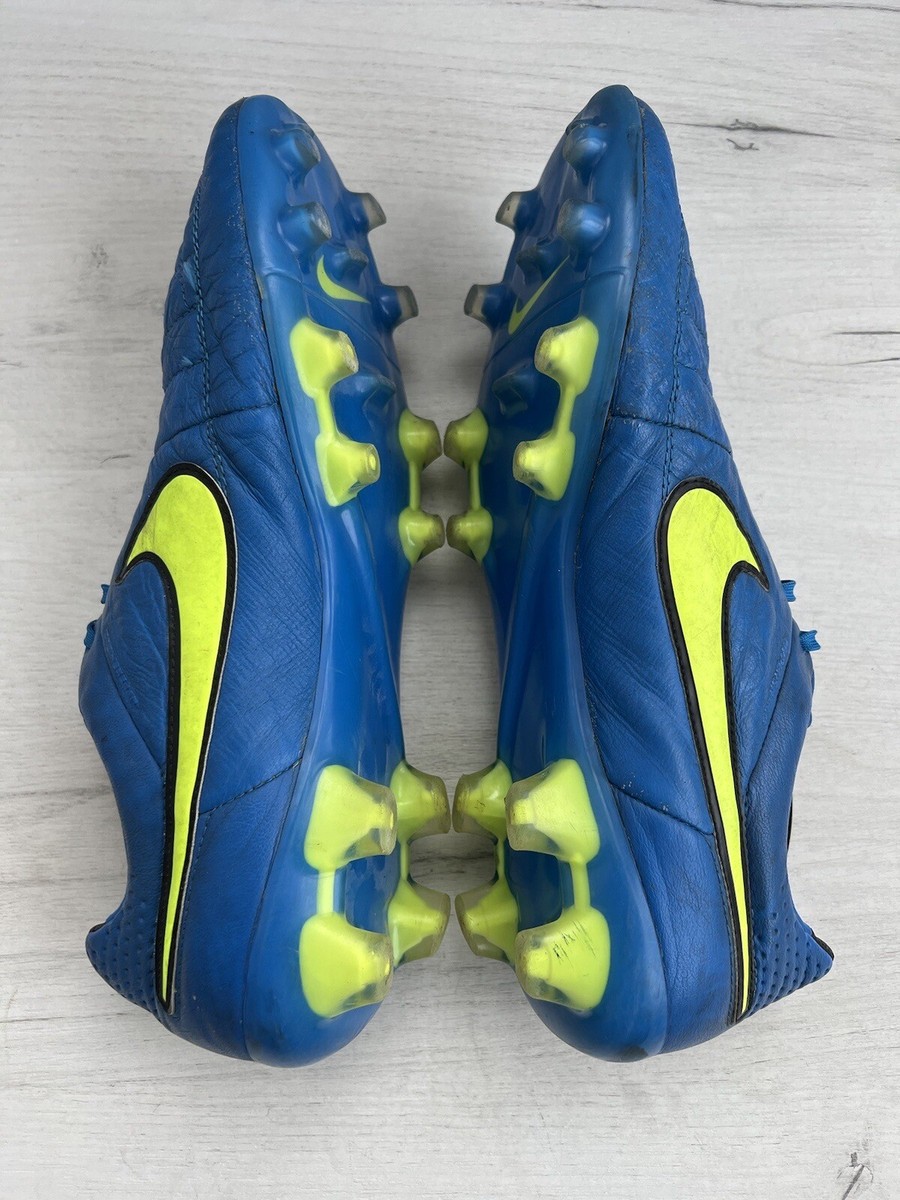 Nike Tiempo Legend Elite ACC Blue Football Cleats Leather Soccer