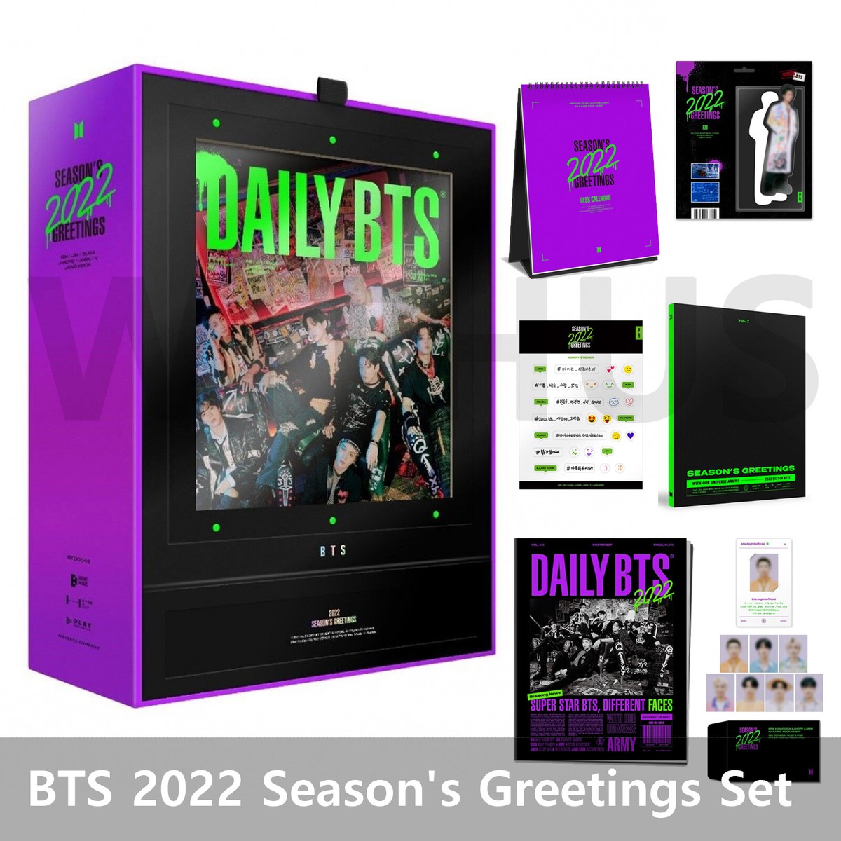 BTS 2022 Season's Greetings Photo Book Diary Calendar - Express | eBay