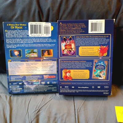 Aladdin. 1-3 Like New DVD Lot. 786936223996| eBay