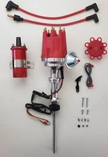 1951-1964 STUDEBAKER 232 259 289 304 Small Cap HEI Distributor + RED 45k Coil