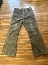 Vintage Levi  s 663 Corduroy Grey Flares Bellbottoms