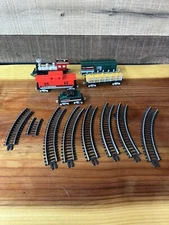 C&C RAILWAYS Cobblestone Corners Christmas Train Car Engine Tender Lot Tracks