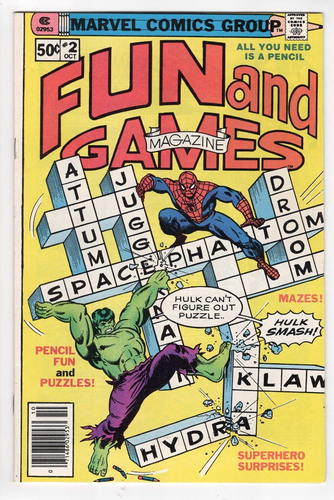 Fun and Games Magazin #2 Marvel Comics (1979) Hulk Daredevil Thor Wolverine