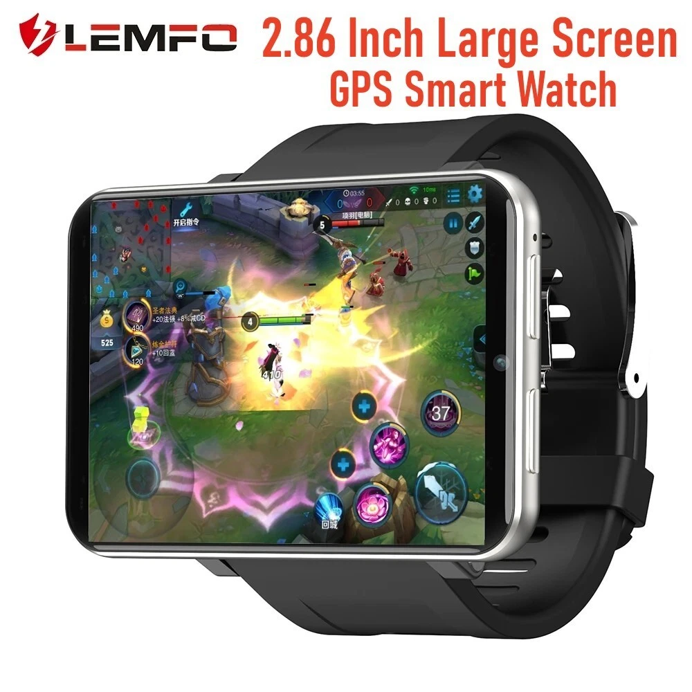 LEM 4G 2.86 Screen Smart Watch 3GB 32GB 5MP Camera 2700mah Battery | eBay