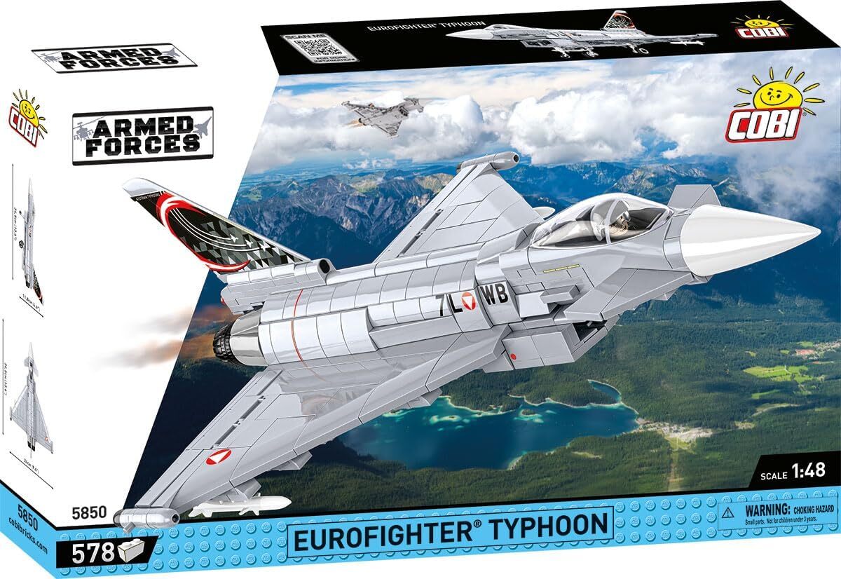 COBI - Aereo militare EUROFIGHTER TYPHOON - 578 pezzi - 1/48 - COB5850