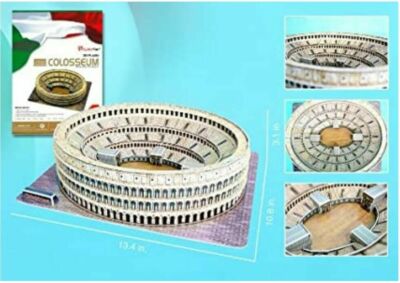 ROMAN COLOSSEUM 3D Puzzle CubicFun 131 pcs Ages 14+ NEW
