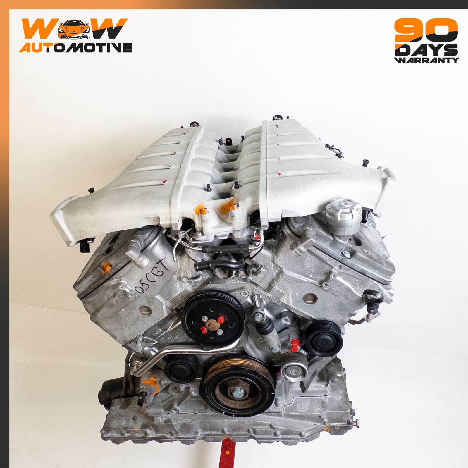 04-10 BENTLEY CONTINENTAL GT 6.0L W12 ENGINE MOTOR ASSEMBLY BEB 07D 115 911J OEM