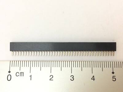 5x Buchsenleiste, 1,27 mm | 40 Pins | RM Rastermaß 1.27mm 0.05''