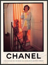 Chanel 1980s Magazine Print Advertisement 198...