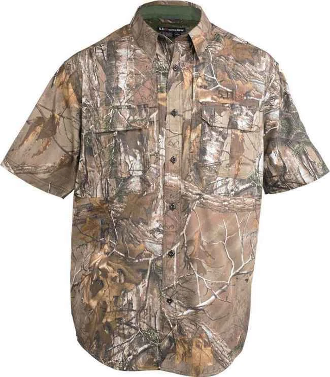 Men's 5.11 Tactical Shirt - Realtree Camo - Taclite Short Sleeve Shirt - Medium - Image 2 of 4