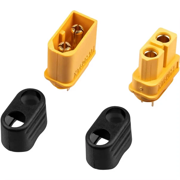 XT60 XT60H Goldstecker Stecker Buchse mit Kappe Paar oder Einzeln Lipo Akku - Bild 2 von 4
