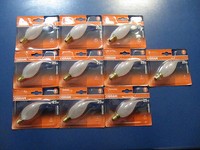 10XOSRAM GlüHlampe Kerze WindstoßKerze Matt 25W E14 Kerzenlampe Windstoß Decor