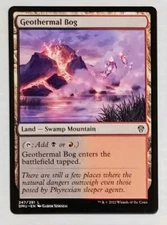 X 1 Geothermal Bog NM-Mint English Dominaria United MTG Magic The Gathering 