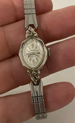 Vintage Women’s Westclox 17 Jewels Watch Stainless Steel Back