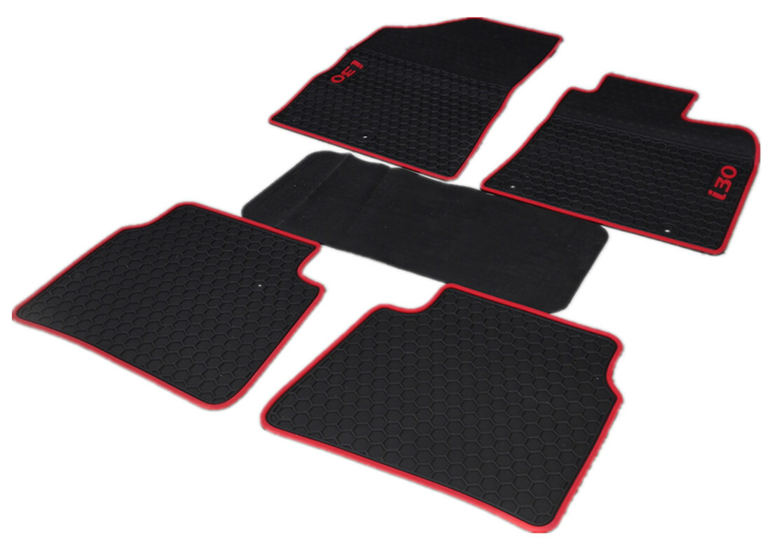 Rubber Car Floor Mats Tailored For HYUNDAI i30 GD Series 2012 2017