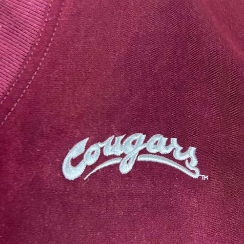 Vintage Washington State Cougars Mens Crimson Pullover Vest Winbreaker XL Nylon - Imagen 8 de 8